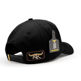 The King Ranch "Mantaraya" Cap - Black & Gold