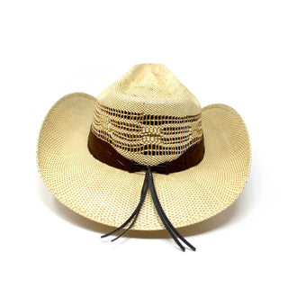 Ladies Bangora Urban Studded Rustic Country Hat- Natural