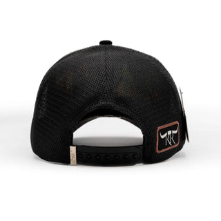 The King Ranch "Pantera" Cap - Black & Silver