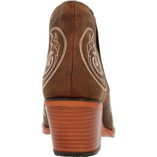 Crush by Durango Women's Coffee Brown Western Fashion Bootie