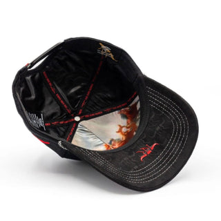 The King Ranch Frison Horse Cap - Black & Red