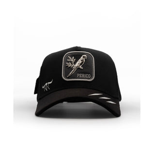 The King Ranch "Perico" Cap - Black & Silver