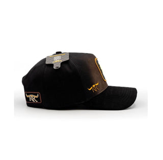 King Ranch rooster snapback hat with embroidered side logo and branded tag