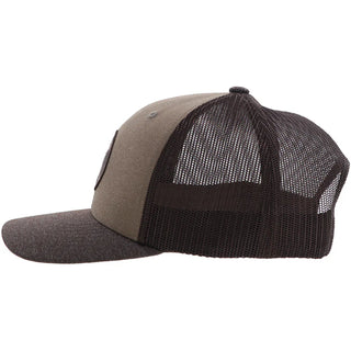 "Primo" Hooey Hat Brown with Black/Cream Patch