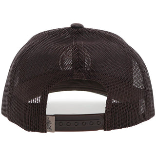 "Primo" Hooey Hat Brown with Black/Cream Patch