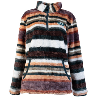 Hooey Ladies Fleece Stripe Pullover