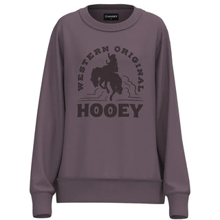 Hooey "The Crew" Ladies Purple Pullover