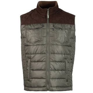 Hooey Packable Vest- Olive/ Brown