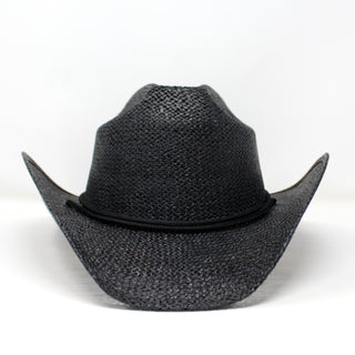Ladies Black Urban Country Hat with Adjustable Neck Tie