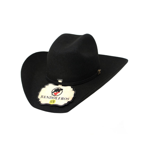 Bandolero Chihuahua 20X Kids’ Felt Hat – Black
