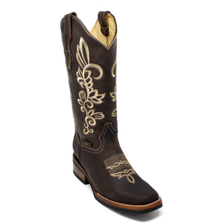 Bandoleros Narrow Square Toe Cowgirl Boots