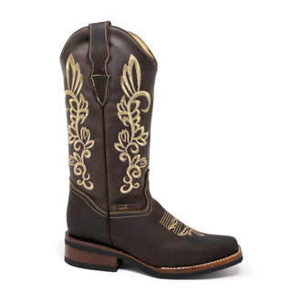 Bandoleros Narrow Square Toe Cowgirl Boots