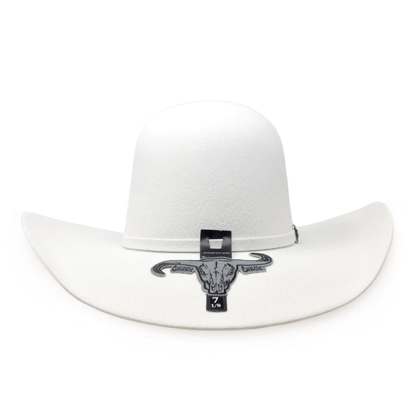 Cuernos Chuecos 6X Open Crown - White