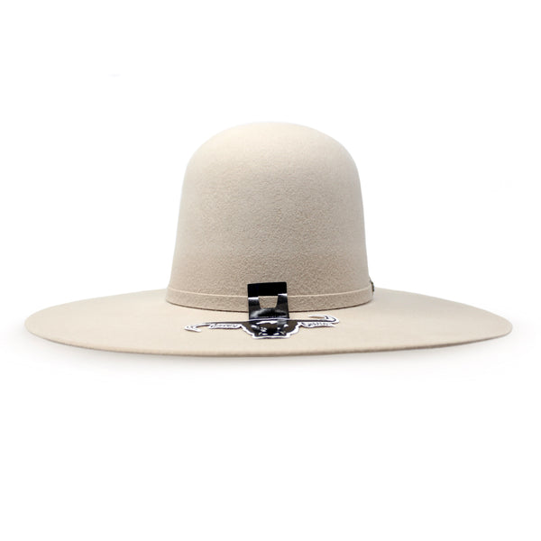 Cuernos Chuecos 6X Open Crown - Silver Belly