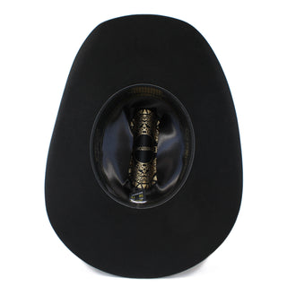 Tombstone 50X Roper Beaver Felt Cowboy Hat - Black