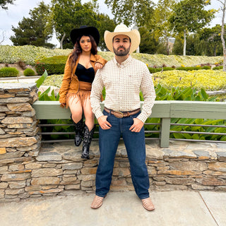 Los Altos Caiman Belly Square Toe Cowboy Boot - Mocha