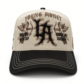 Bigg Boss LA “Young Money” Snapback – Cream & Black