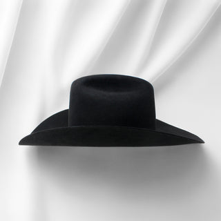 Cuernos Chuecos 1000X King Ranch Beaver & Mink Felt Cowboy Hat - Black