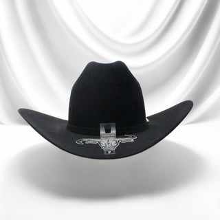 Cuernos Chuecos 1000X King Ranch Beaver & Mink Felt Cowboy Hat - Black
