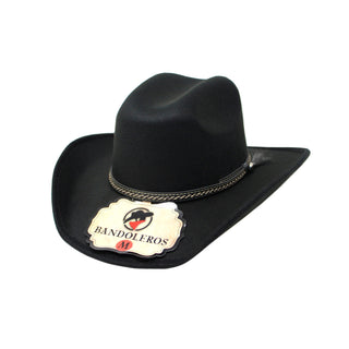 Bandoleros Forrada Kid's Hat - Black