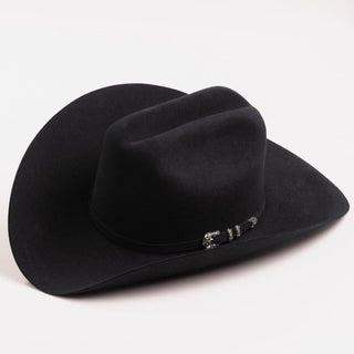 Larry Mahan 10x Jerarca Style Real Western Hat - Black