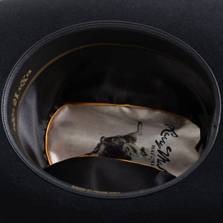 Larry Mahan 10x Jerarca Style Real Western Hat - Black