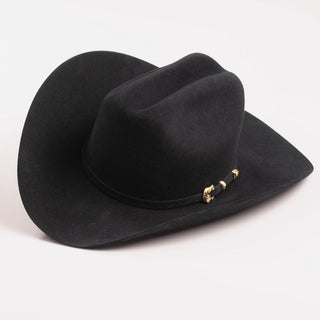 Larry Mahan Fur Felt Western Hat- 30x Opulento - Black