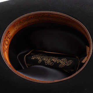 Larry Mahan Fur Felt Western Hat- 30x Opulento - Black