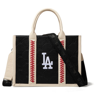 MLB Los Angeles Dodgers Team Whipstitch Tote/Crossbody - Black