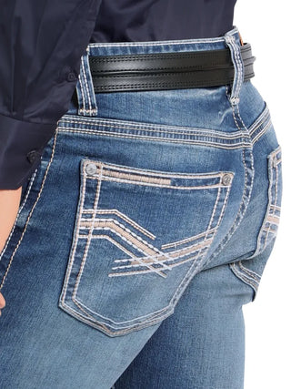 Montero Men’s Modern Boot Jeans - Med Blue