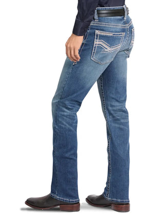 Montero Men’s Modern Boot Jeans - Med Blue