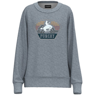 Hooey "The Crew" Punchy Ladies Grey Pullover