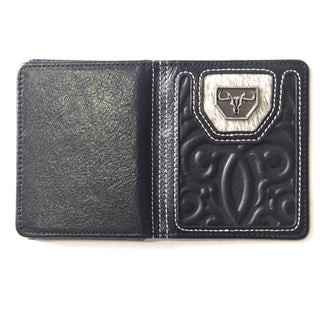 Platini Men's Genuine Leather Wallet- Black