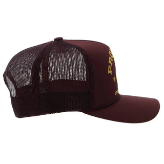 Prorodeo Maroon Hat with Gold Logo