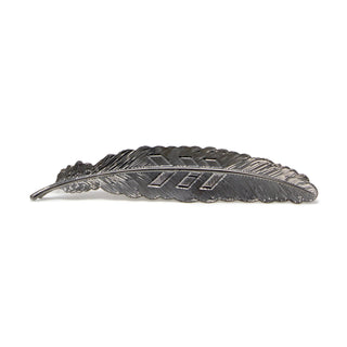 Aluminum Feather Hat Accent- Charcoal