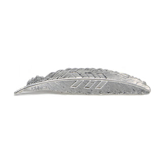 Aluminum Feather Hat Accent- Silver