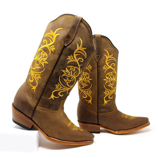 Bandoleros Pointed Toe Cowgirl Boots