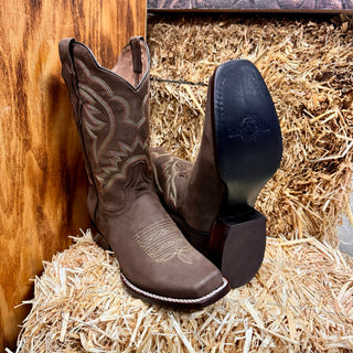 El Senor de los Cielos Canela Narrow Square Toe Cowboy Boot