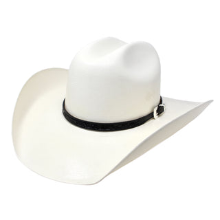Handmade Tooled Leather Hat Band - Black