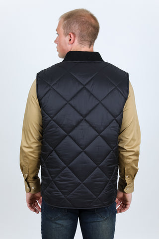 Men's Insulated Reversable Vest - Black