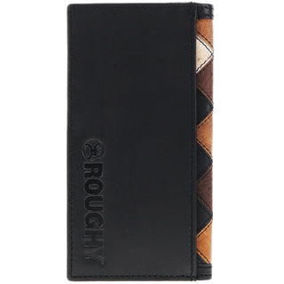 "Smackdown" Rodeo Wallet Black w/ Brown Patchwork