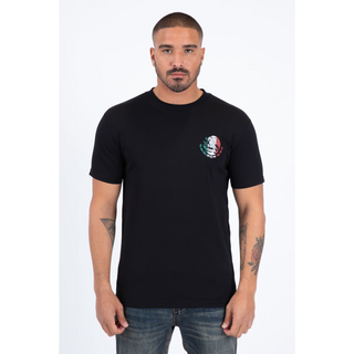 Platini Men’s Modern Fit Cotton T-Shirt - Black