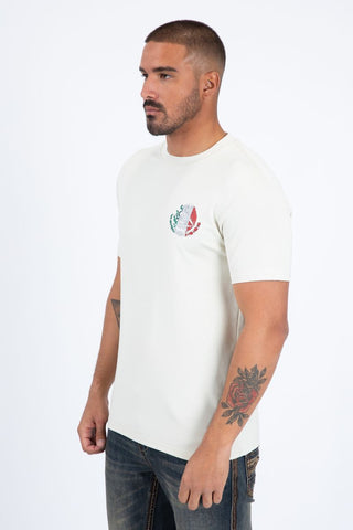 Platini Men’s Modern Fit Cotton T-Shirt - Beige