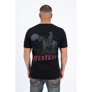 Platini Men’s Modern Fit Cotton T-Shirt - Black