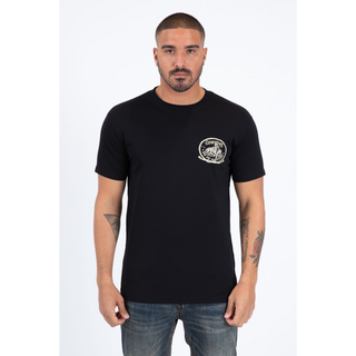 Platini Men’s Modern Fit Cotton T-Shirt - Black