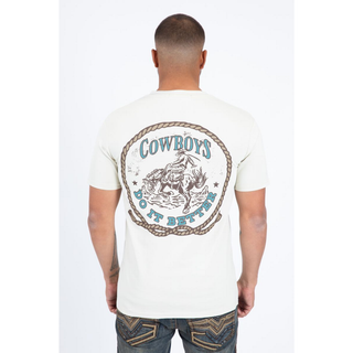 Platini Men’s Modern Fit Cotton T-Shirt - Beige