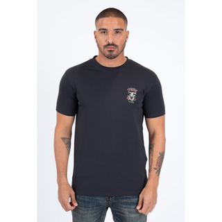 Platini Men’s Modern Fit Cotton T-Shirt - Charcoal