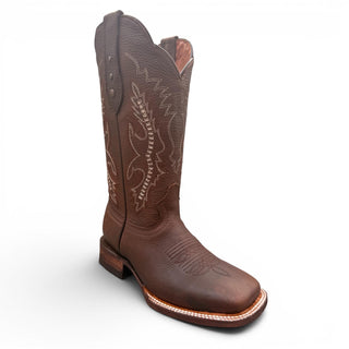 Artillero Women's Samantha Cowboy Boot - Grizzly Brown