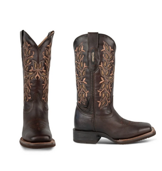 Rio Grande Juliana Comfor-Tek Women’s Western Boots – Brown