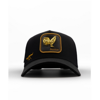 The King Ranch "Rooster" Cap - Black & Gold